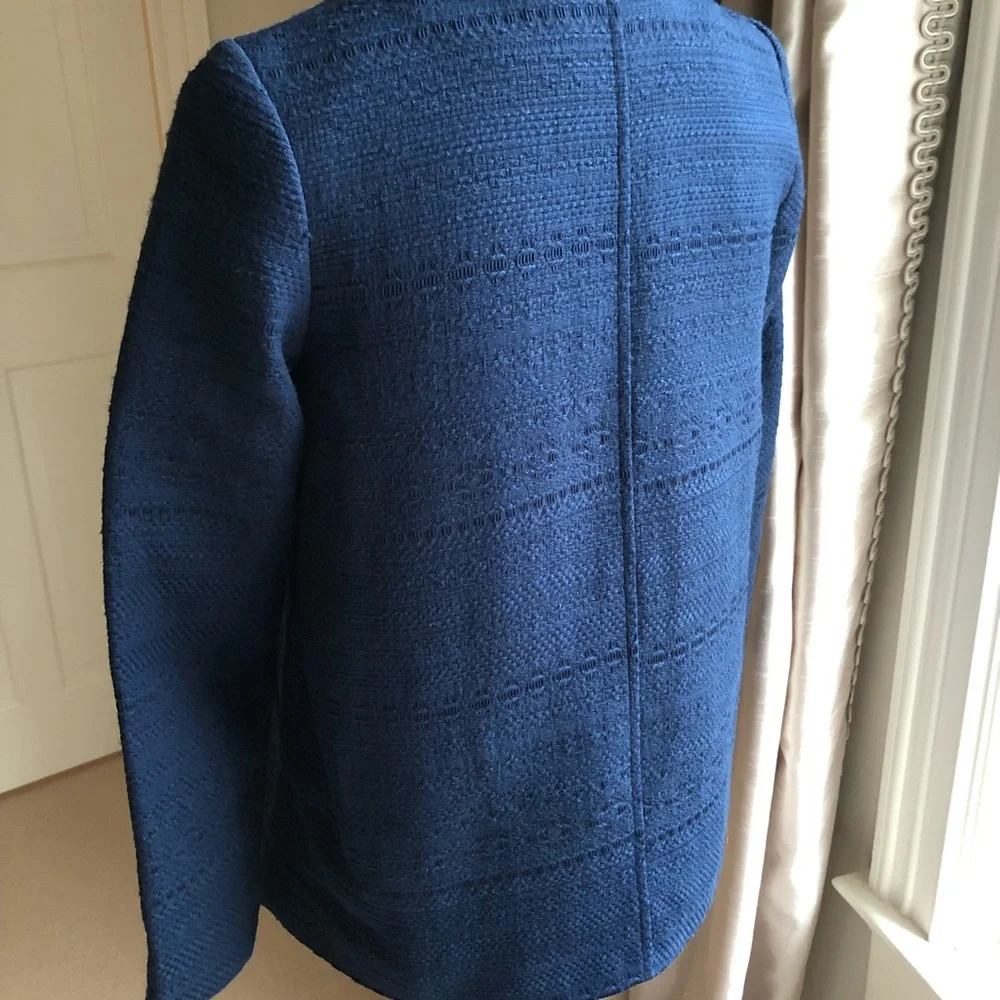 Zara Girl’s blue peacoat jacket 14